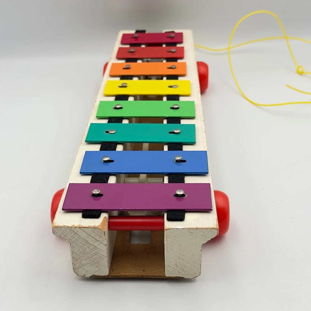 Vtg‎ 1985 Fisher-Price Pull-A-Tune #870 Xylophone Child's Musical Pull Toy Base